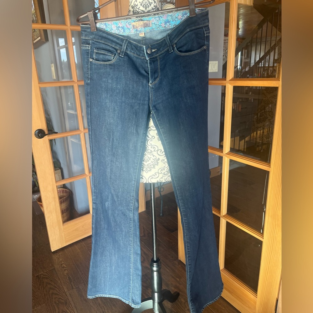 Size 29 Paige dark denim boot cut jeans